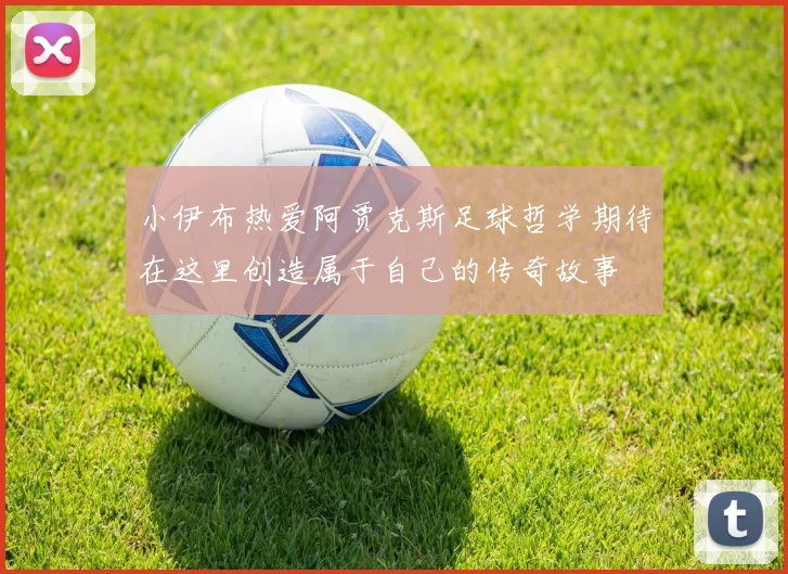 小伊布热爱阿贾克斯足球哲学期待在这里创造属于自己的传奇故事